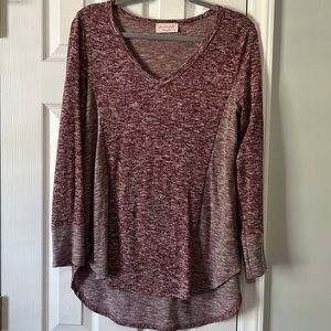 lavender field long sleeve top